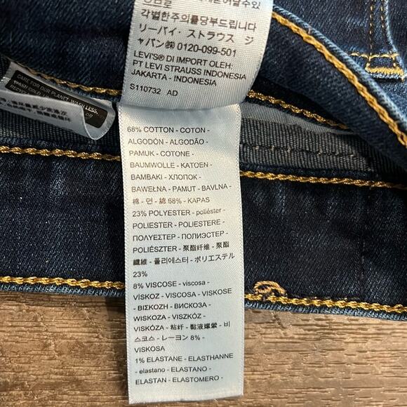 Levi's Women's 311 Shaping Skinny Jeans Dark Wash Size 32 - Picture 9 of 11